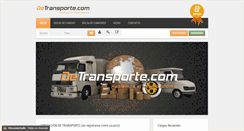 Desktop Screenshot of detransporte.com